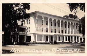 A23/ NEW YORK NY Real Photo RPPC Postcard 1956 CAMBRIDGE Hotel Cambridge 