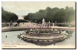 Versailles - The Latona fountain - Old Postcard