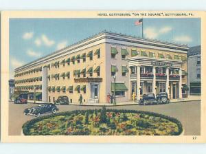 Linen HOTEL SCENE Gettysburg Pennsylvania PA H0191