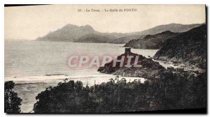 Old Postcard Corsica Gulf of Porto