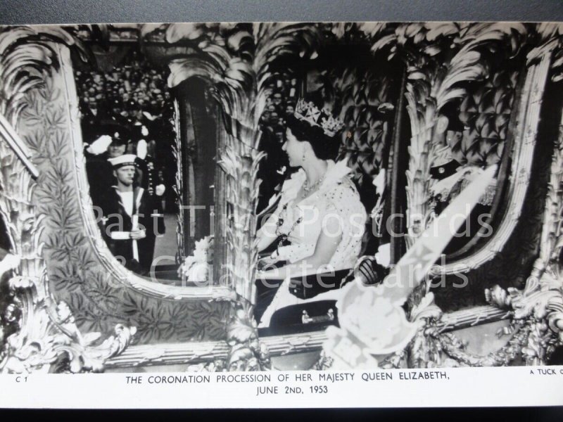 Queen Elizabeth ll Coronation PROCESSION 2nd June 1953 - C1.Tuck RP