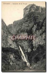 Old Postcard Cerdon Cascade Fouge