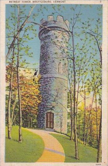 Vermont Brattleboro Reteat Tower 1938
