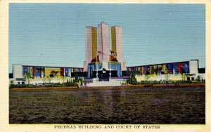 IL - Chicago. 1933 World's Fair, Century of Progress. Court of States an...