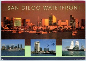 Postcard - San Diego Waterfront - California