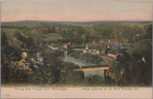 Postcard Rising Sun Village Near Wilmington DE Headquarters du Pont Powder Co