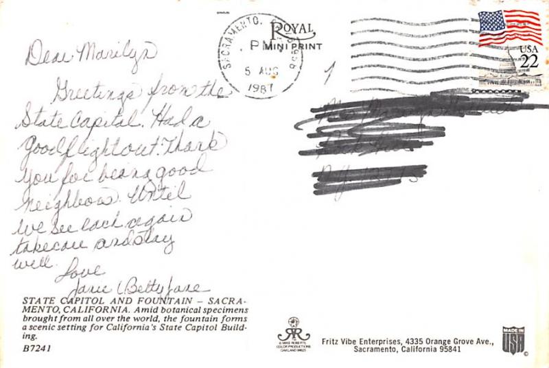 State Capitol - Sacramento, California