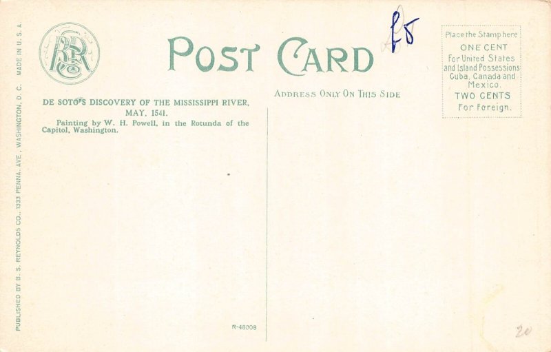 A800 Native American Tribe Attack Soto's Discovery of Mississippi River ...