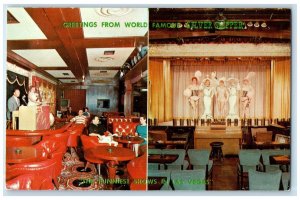 c1960 Silver Slipper Last Frontier Village Interior Las Vegas Nevada NV Postcard