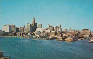 Maryland Baltimore Skyline And Inner Harbor