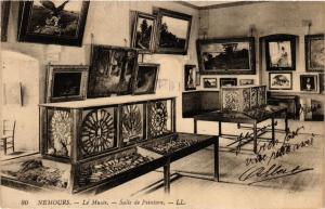 CPA NEMOURS - Le Musée - Salle de Peinture (436943)