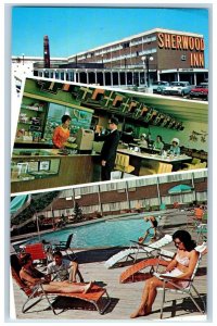 c1950's Sherwood Inn & Restaurant Multiview Building Tacoma Washington Postcard