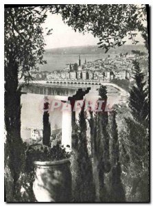 Old Postcard Menton Garavan View from