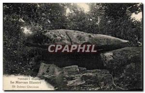 Old Postcard Dolmen Megalith Dolmen Morvan Chevresse