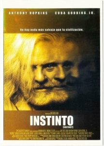 Postcard of Instinct 1999 Anthony Hopkins Movie Spanish