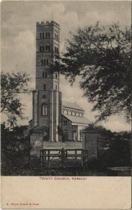 PC PAKISTAN, TRINITY CHURCH, KARACHI, Vintage Postcard (b43297)