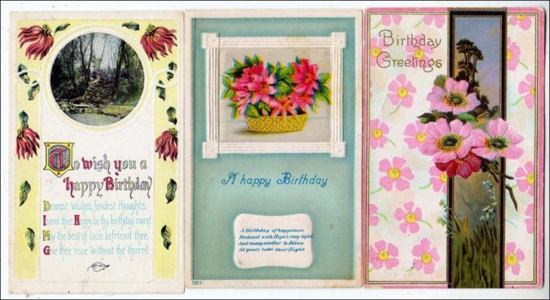 3 - Birthday Cards