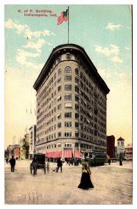1911 Knights of Pythias Building, Indianapolis, IN Postcard