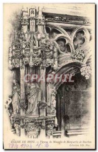 Old Postcard Church Brou Figures From the Mausoleum of Margaret of Bourbon