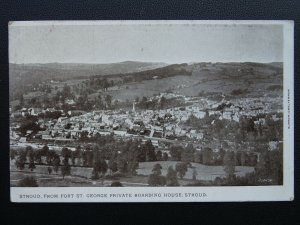 Gloucestershire STROUD From Fort St. GEORGE PRIVATE BOARDING HOUSE Old Postcard 