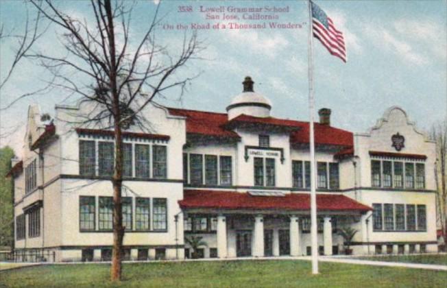 California San Jose Lowell Grammer School 1910