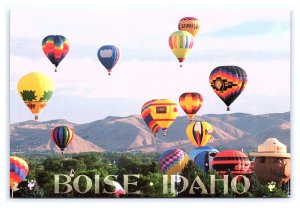 Ballooning Annual River Festival Boise Idaho Continental View Postcard