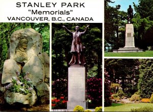 Canada Vancouver Stanley Park Memorials Multi View