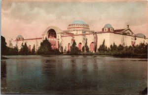 VINTAGE POSTCARD THE 1915 PANAMA-PACIFIC INTL EXPOSITION PALACE OF FOOD PRODUCTS