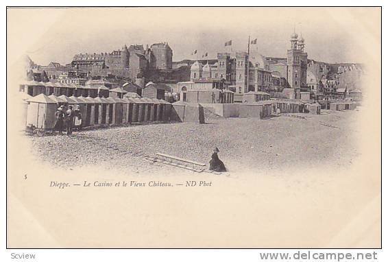 Le Casino Et Le Vieux Chateau, Dieppe (Seine Maritime), France, 1900-1910s