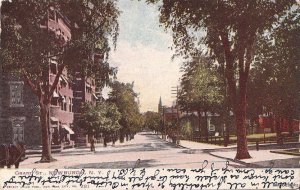 Postcard Grand St Newburgh NY 1907