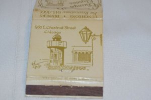 Champs Elysees Restaurant Chicago Illinois 30 Strike Matchbook Cover