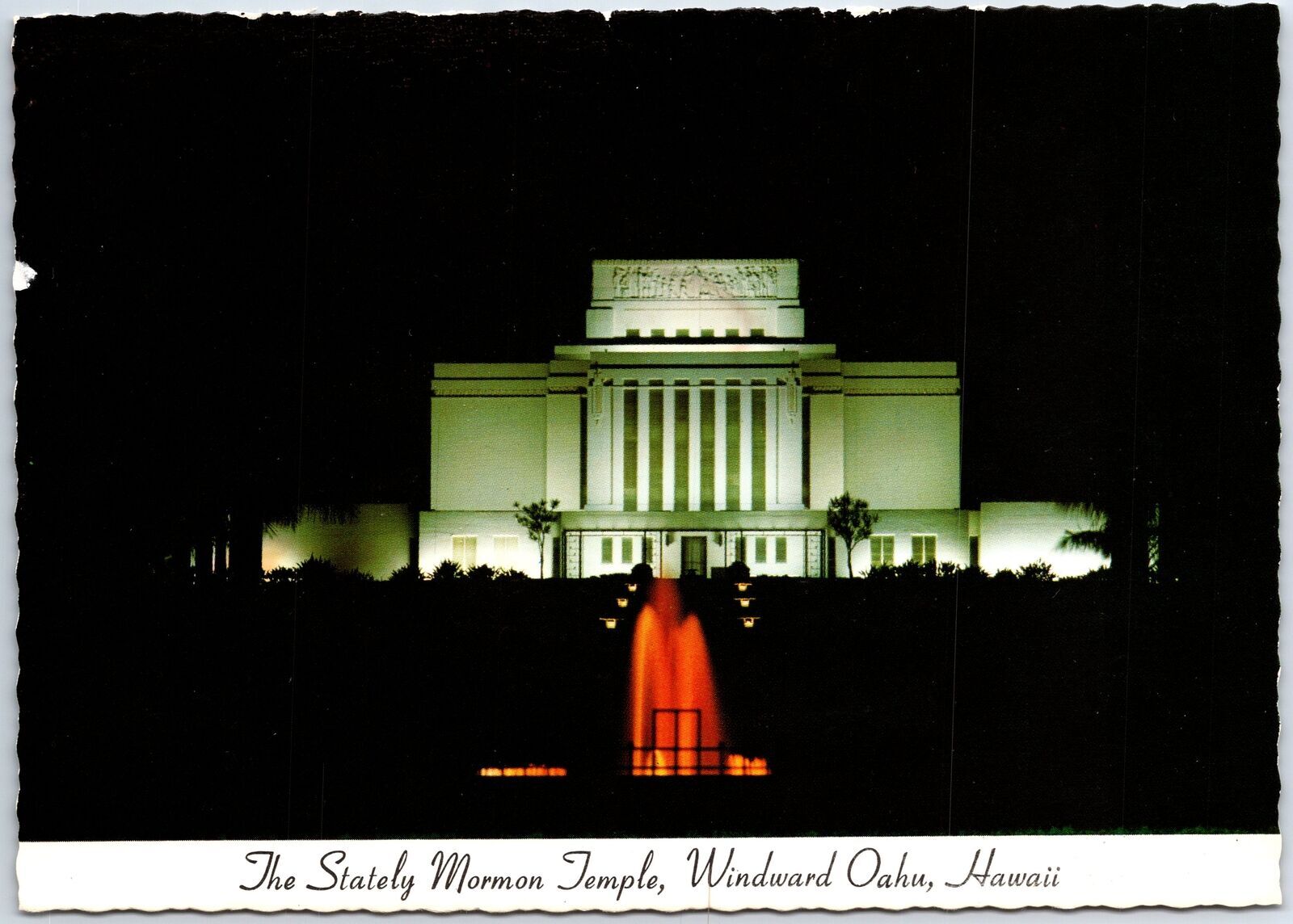 vintage-continental-sized-postcard-mormon-temple-at-windward-oahu-hawaii-united-states