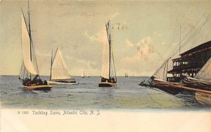 Yachting Scene in Atlantic City, New Jersey