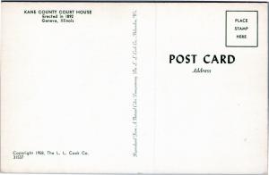 postcard Kane County Illinois Court House