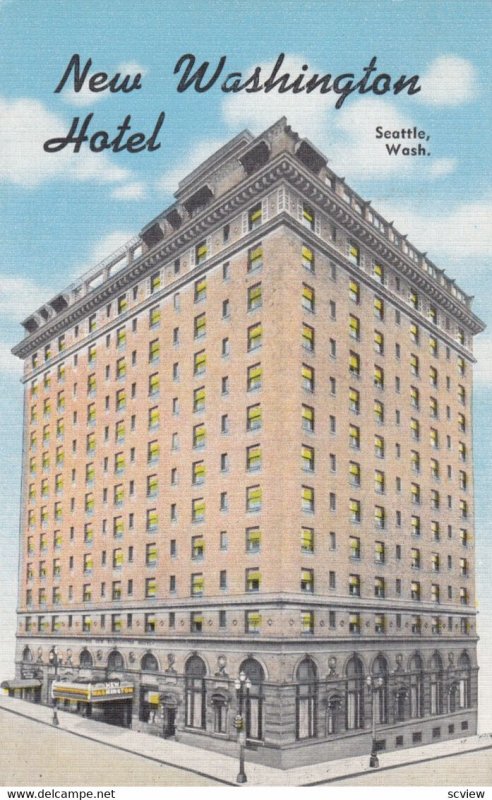 SEATTLE , Washington , 1930-40s ; New Washington Hotel