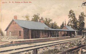 Bemis Maine Railroad Station Vintage Postcard AA2388