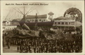 Blackpool UK Noah's Ark Pleasure Beach Real Photo Postcard c1915