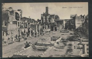 Italy Postcard - Rome / Roma - Casa Delle Vestali    T9565