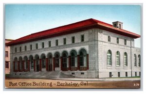 Post Office Building Berkeley California CA UNP Unused DB Postcard W16