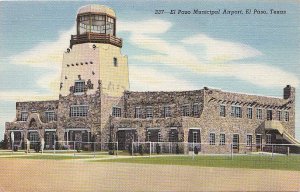 Postcard El Paso Municipal Airport El Paso Texas