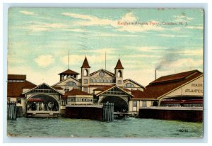 1913 Kaighn's Avenue Ferry, Camden New Jersey NJ Antique Posted Postcard
