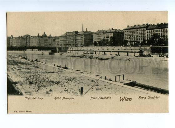 155653 AUSTRIA WIEN Hotel Metropole Vintage postcard