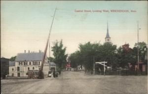 Winchendon MA Central St. Looking West c1910 Postcard