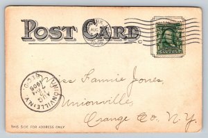 1905  High School   Newark  New Jersey   Postcard