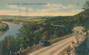 Sullivan Trail along Susquehanna Rivcer Wyoming Valley PA Pennsylvania pm 1940