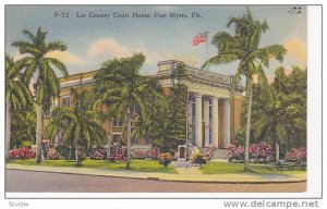 Lee County Court House, Fort Myers, Florida, 1930-1940s