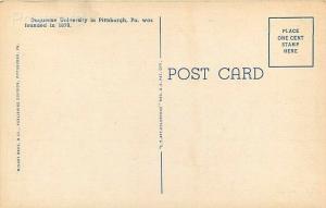 PA, Pittsburgh, Pennsylvania, Duquesne University, Minsky Brothers No. PA-750