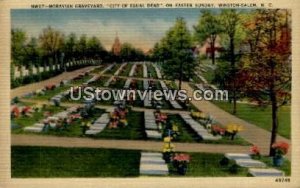 Moravian Graveyard in Winston-Salem, North Carolina