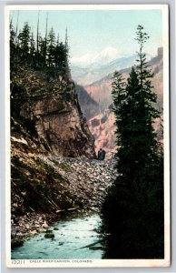 Detroit Pub~Eagle River Canyon Colorado~Vintage Postcard