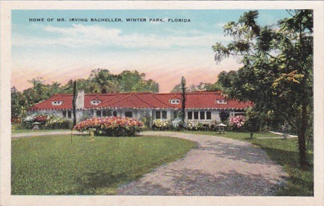 Florida Winter Park Home Of Irving Bacheller